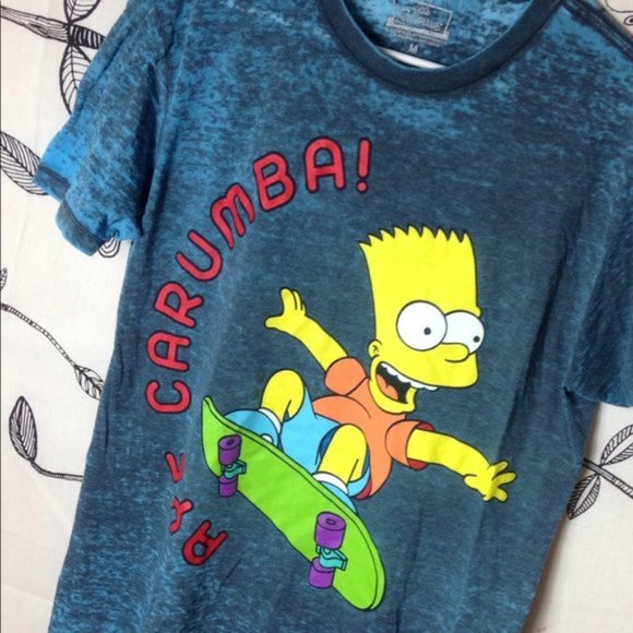 Other - SIMPSONS Vintage style Bart skateboard t shirt